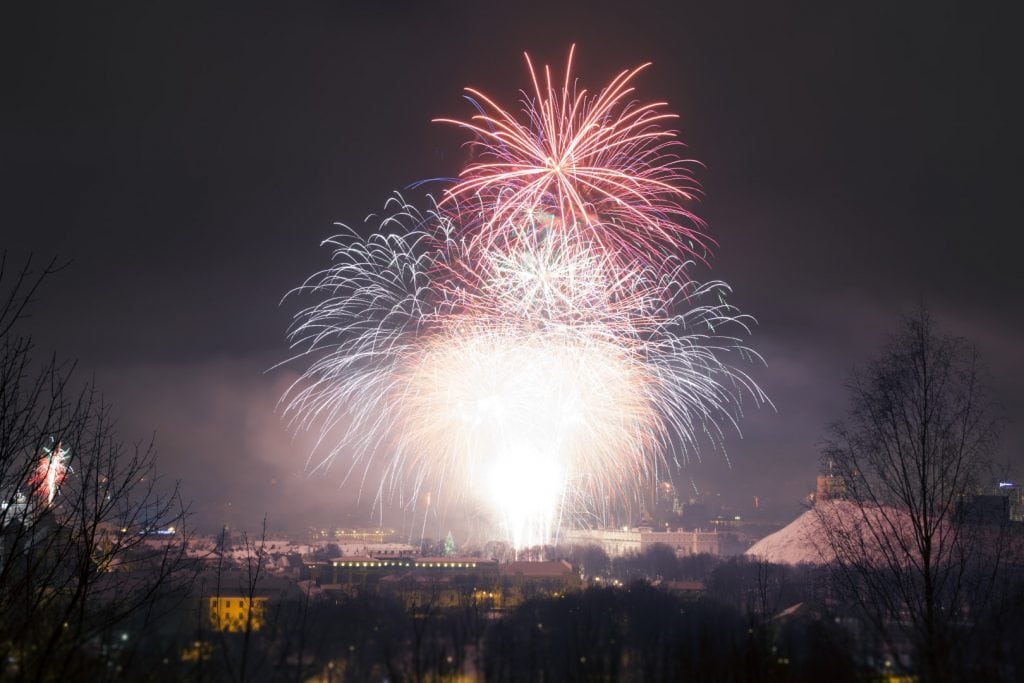 Naujametiniai Fejerverkai Vilnius Giedrius Matulaitis matulaitis.lt